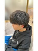 メンズ緩めのシャドウパーマ