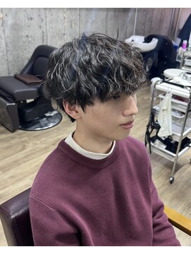 オムファミーユラグ(homme, famille raugh) 大人波巻きスパイラル