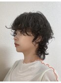 ウルフパーマ/黒髪パーマ/レイヤーパーマ