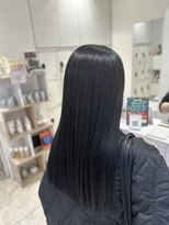 ケンジ 平塚 アネッタ(KENJE annetta) 【艶髪No.1】髪質改善ブルーブラック　就活でも活躍★