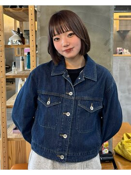 フリーラ 京都河原町三条店(freera) タッセルボブ×オリーブベージュ