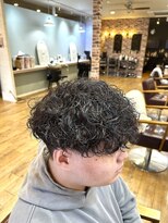 ヘアーメイクロージー 八軒店 (HAIR MAKE ROSY)&nbsp;ツイストスパイラルパーマツーブロックマッシュメッシュフェード