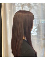 ヘアー ニーナ(hair nina) ワインレッドハイライト