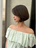 ナンバー ソポ 札幌/ジャム 札幌(N° sopo/JAM)&nbsp;モカブラウン顔周りレイヤーボブ/大通駅個室サロン