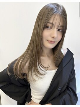 ジーナ 西荻窪(Zina) 髪質改善＊オリーブグレーアッシュ【Zina西荻窪KASAHARA】