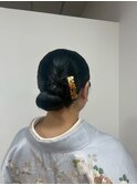 お呼ばれヘアアップスタイル