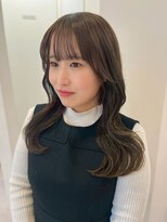 モナ 髪質改善(MONA)&nbsp;【MONA】韓国風/ラテカラー/くびれヘア/モカブラウン