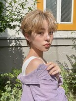 リベルタ 下北沢(liberta)&nbsp;ハンサムショートx柔らかベージュ