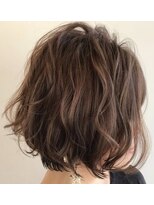 モーメント(Moment) ゆるふわパーマボブ大人ボブ顎ラインボブ30代40代