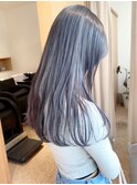 Say.ロングレイヤースモーキーカラーイメチェン前髪２０代表参道