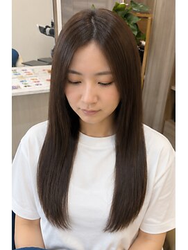 ヘアアトリエ ナイン(hair atelier nine) ダークパープル/ナチュラルショート/夏のヘアアレンジ/福島市