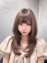 ミミ 池袋 要町(mimi)&nbsp;【mimi】グレージュ×レイヤーカット