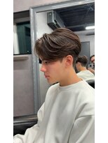 リッチブランドアンドコー 守口店(Rich Brand&Co)&nbsp;センターパートニュアンスパーマ韓国カルマパーマコンマヘア