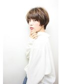 動きと軽さの大人可愛いマッシュショート【RENJISHI】