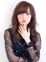 ヘアースペース ブイ(hair space V) 大人可愛い！ツヤ感抜群ブラウンゆるふわフェミニンロング