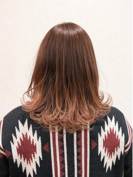 コジック ヘアアンドアイ(Cogic hair & eye) 艶髪バレイヤージュMIX☆春カラー☆透明感ピンクボブパーマ