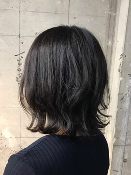 オッソ(OSSO) カーキグレージュレイヤー_ダブルバングブランジュ