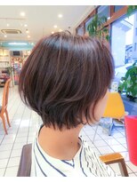 ヘアーアンドメイク サワ 上田本店(SAWA)&nbsp;20代30代40代大人可愛い★ショートボブ×イルミナカラーブラウン