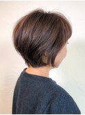 前下がりショートボブ×カシスピンク(井下貴史)