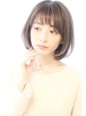 【30代40代50代】カットで決まる大人可愛いひし形ボブ