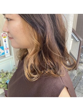 アルマヘアー(Alma hair by murasaki) ◎セミロングにインナーカラー◎
