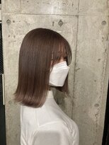 ラニヘアサロン(lani hair salon) ミルクティーブラウン/韓国/くびれヘアビタミンカラー