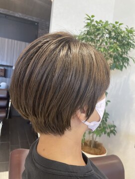 ニスタ セルクル(nista cercle) 【nista cercle磐田】ショート ラベンダーグレージュ  山下