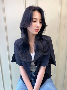 アリスバイアフロート 自由が丘(ALICe by AFLOAT) ブルーブラック/ナチュラル韓国ヘア