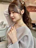 ウィクシーミミ 栄矢場町店(wixy mimi)&nbsp;【wixy mimi/栄 矢場町/KOU】結んでも可愛い韓国風顔まわり