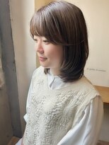 ゴーシェン 津田沼本店(Goshen)&nbsp;レイヤーカット×シアーベージュ