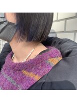 リー 甲子園(Lee) パツっとミニボブ × インナーカラー