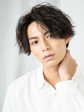 モッズヘア メン 上尾東口店(mod's hair men) くせ毛風ツイスパソバージュでセクシーミディアムC上尾