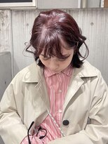ピンクベージュブリーチなしマチルダボブ