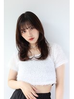 ガリカ 横浜(Gallica) 【mirei】セミロングウルフレイヤー/顔周りレイヤー