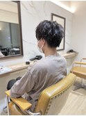 メンズショート×ニュアンスパーマ*