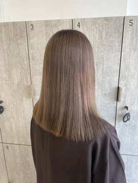 アース 常盤平店(HAIR & MAKE EARTH) 切りっぱなしグレージュ