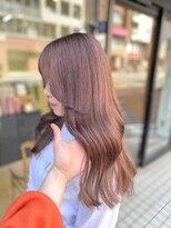 エスト 小倉(est)&nbsp;ピンクブラウンカラー×ロング