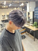 ジーニー 横浜(giinii)&nbsp;メンズバレイヤージュ_メンズカラー_センターパート