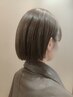切りっぱなしボブ+リラックスヘッドスパ ￥6,050→￥3,850