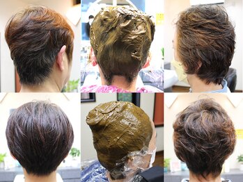 ビューティー アンド & ヘルス コーワ COWAの写真/【阿南】100%ハーブヘナカラー・ケミカルヘナカラー・上質白髪染めカラーでダメージに合わせてご提案！