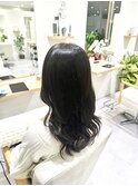 黒髪/ネビージュ/髪質改善/前髪/小顔/ボブルフ/ワンレン