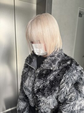 ソル 栄矢場町(SOL) ホワイトカラー/ホワイト/ホワイトベージュ/名古屋美容院