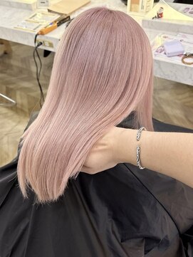 リアン 上尾店(Rien) 韓国風 レイヤーカット[ホワイトベージュライトブルー]上尾/韓国