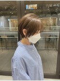 白髪ぼかし/ハイライト/脱白髪染め/大人ショート/髪質改善