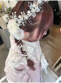 卒業式ヘアセット