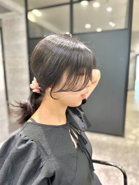 アクション 心斎橋店(ACTION) 結んでもかわいいお顔まわり　小顔カット心斎橋髪質改善