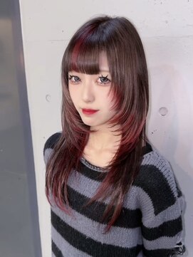 ドットハリス(.Hallis) 髪質改善/デザインカラー/ロングウルフ