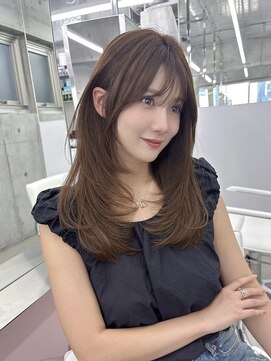 フォンズ(FONS) ベージュカラー/ロングレイヤーカット/ワンカール/学割