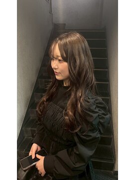 パーミル ヘア クマモト(permille ‰ hair Kumamoto) オリーブベージュ×ロング