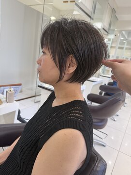 ハピネス 西大寺店(Happiness) 【50代・60代限定】まとまり艶ショートボブ/髪質改善／しらさん